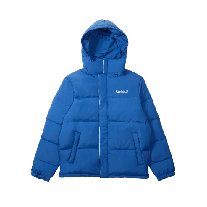 Sinclair Down Puffer Blue Jacket