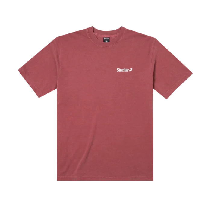 SINCLAIR CLAIRSSENTIAL MAROON T-SHIRT